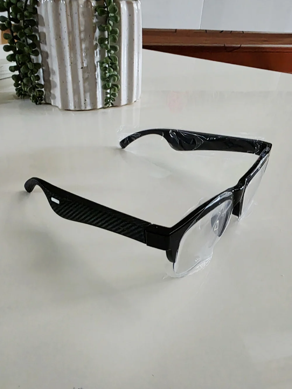 NIB AI Glasses - Black Smart Glasses with Transition Lenses